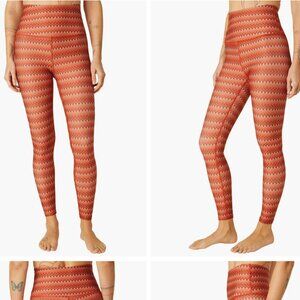 Beyond Yoga Waisted Midi Leggings Paprika Chevron S